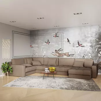 Диван угловой П-образный Дензел