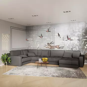 Диван угловой П-образный Дензел