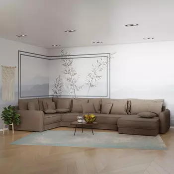 Диван угловой П-образный Кросби