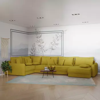 Диван угловой П-образный Кросби