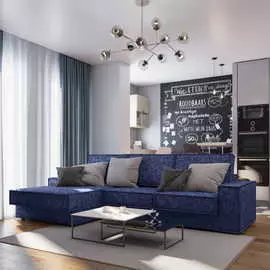 Диван угловой левый Бергамо