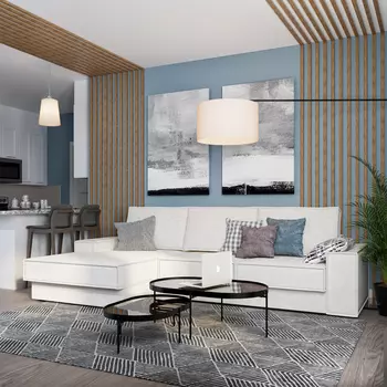 Диван угловой левый Бергамо