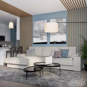 Диван угловой левый Бергамо