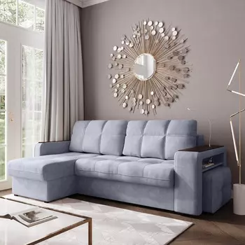 Диван угловой левый Киль-4 с пуфом