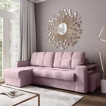 Диван угловой левый Киль-4 с пуфом