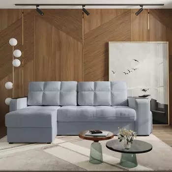 Диван угловой левый Киль-4 с пуфом