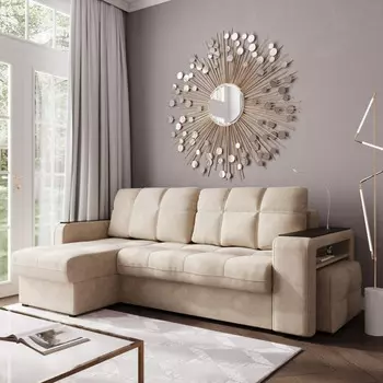 Диван угловой левый Киль-4 с пуфом