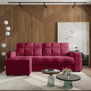 Диван угловой левый Киль-4 с пуфом