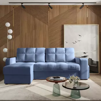 Диван угловой левый Киль-4 с пуфом