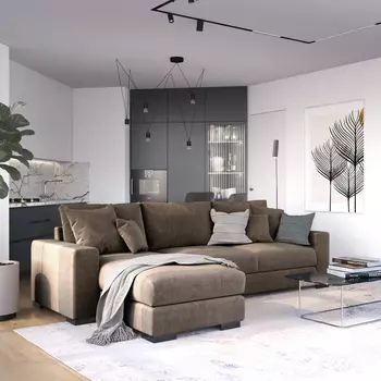 Диван угловой левый Лесли