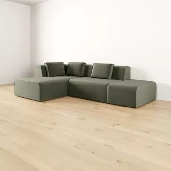 Диван угловой левый Сольер