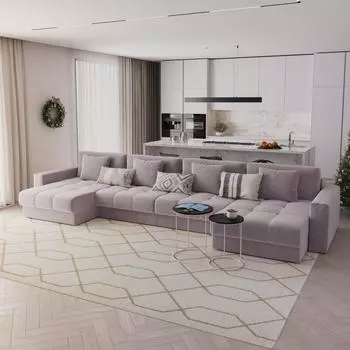 Диван угловой П-образный Дензел