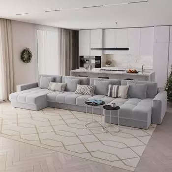 Диван угловой П-образный Дензел