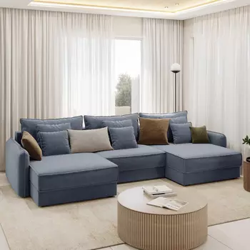 Диван угловой П-образный Кросби