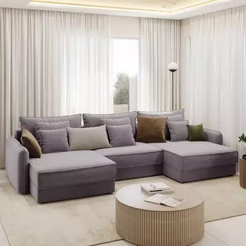 Диван угловой П-образный Кросби