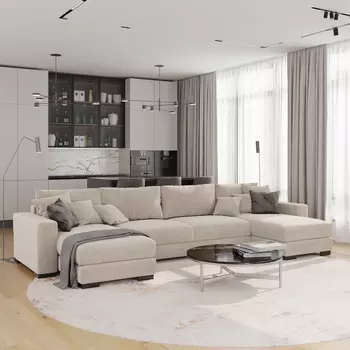 Диван угловой П-образный Лесли