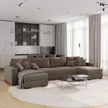 Диван угловой П-образный Лесли