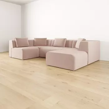 Диван угловой П-образный левый Сольер