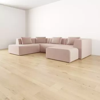 Диван угловой П-образный правый Сольер