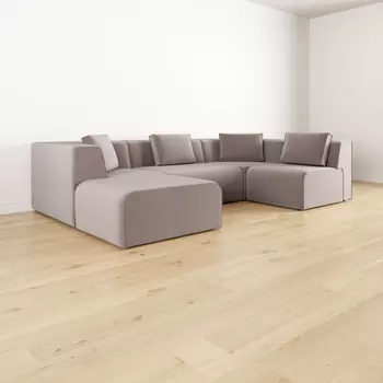 Диван угловой П-образный правый Сольер