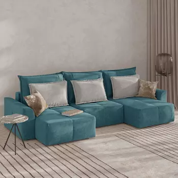 Диван угловой П-образный Сильвер