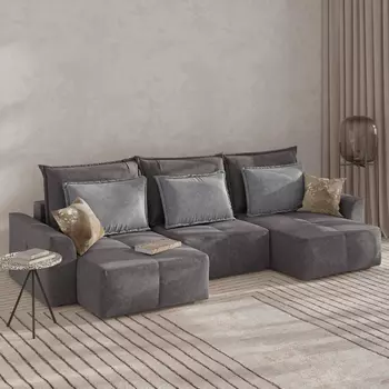 Диван угловой П-образный Сильвер