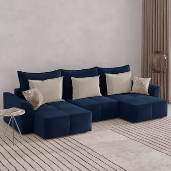 Диван угловой П-образный Сильвер