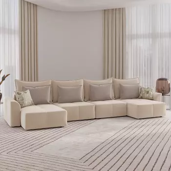 Диван угловой П-образный Сильвер