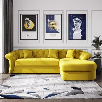 Диван угловой правый Гермес