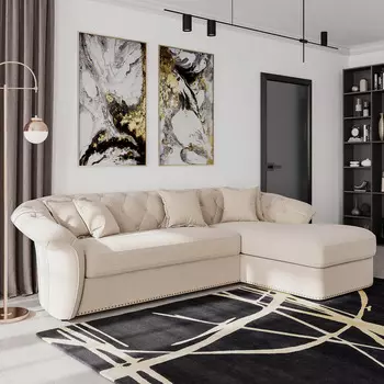 Диван угловой правый Гермес