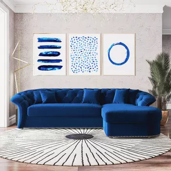 Диван угловой правый Гермес