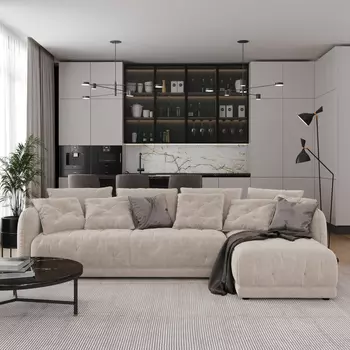 Диван угловой правый Хейли 3,2