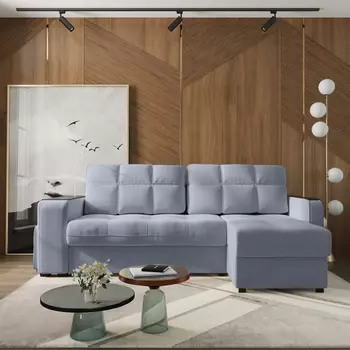 Диван угловой правый Киль-4 с пуфом