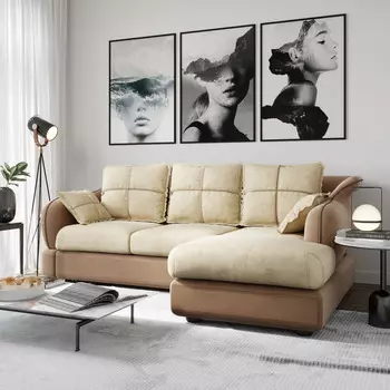 Диван угловой правый Неаполь