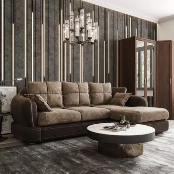 Диван угловой правый Неаполь