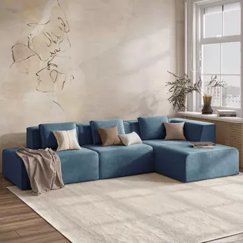 Диван угловой правый Сольер