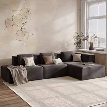 Диван угловой правый Сольер