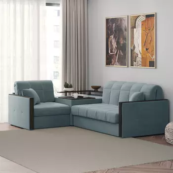 Диван угловой с баром Бристоль 1,4