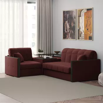 Диван угловой с баром Бристоль 1,4