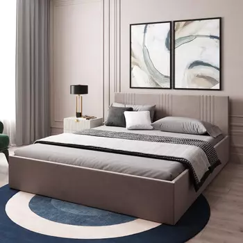 Кровать с подъемным механизмом Элис 160x200 + матрас Корби