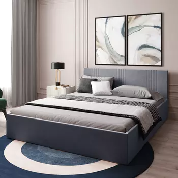 Кровать с подъемным механизмом Элис 160x200 + матрас Корби