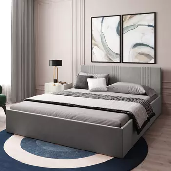 Кровать с подъемным механизмом Элис 160x200 + матрас Корби