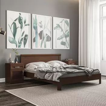 Кровать Магна + две прикроватные тумбы