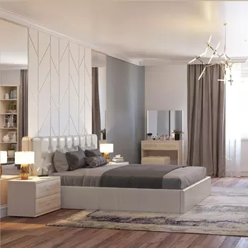 Кровать с подъемным механизмом