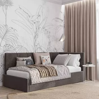 Кровать с подъемным механизмом Г-образная Мидо