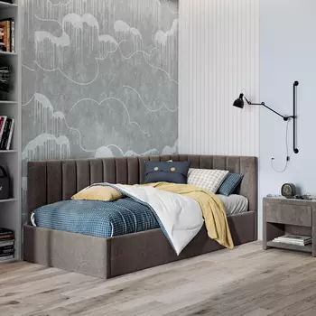 Кровать с подъемным механизмом Г-образная Трино