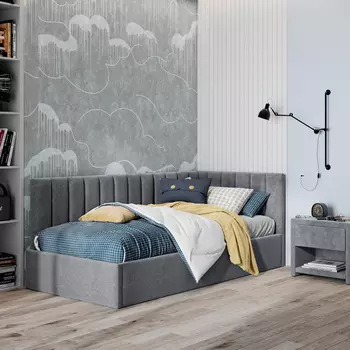 Кровать с подъемным механизмом Г-образная Трино