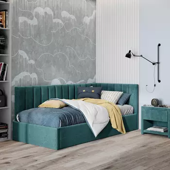 Кровать с подъемным механизмом Г-образная Трино