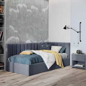 Кровать с подъемным механизмом Г-образная Трино