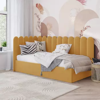 Кровать с подъемным механизмом Эльза левая 90x200